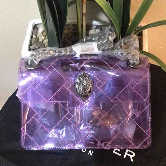 Kurt Geiger Handbags - Kurt Geiger London Rainbow Shop Mini Kensington Transparent Shoulder Bag